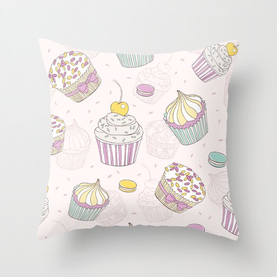 Sweets Galore! Throw Pillow