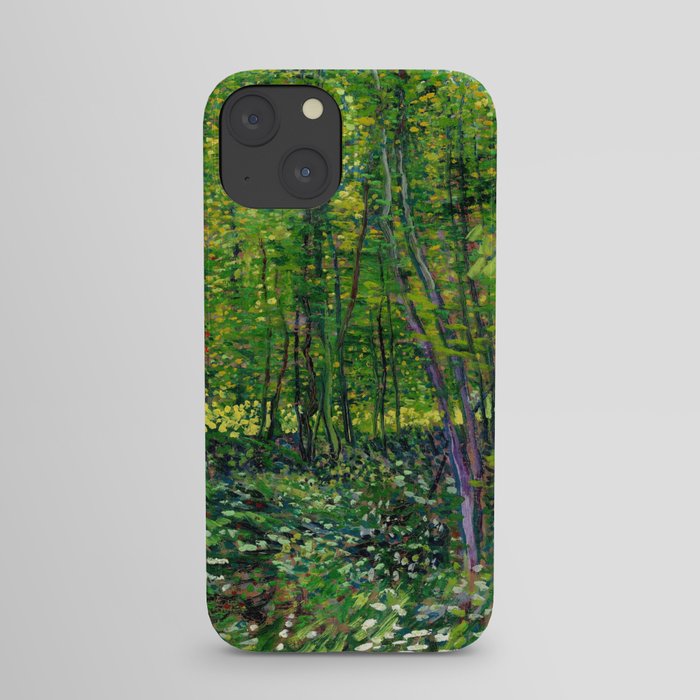 Vincent Van Gogh Trees and Undergrowth 1887 iPhone Case