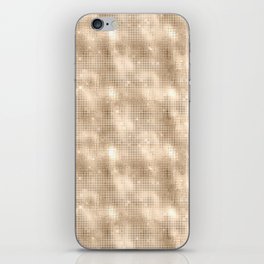 Luxury Soft Gold Sparkle Pattern iPhone Skin