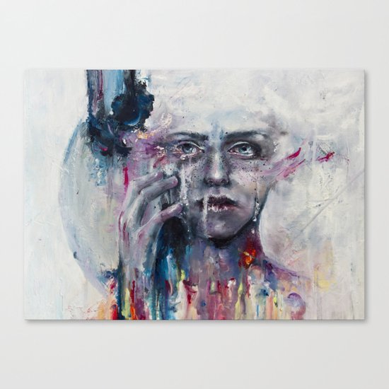 a hint of color Canvas Print