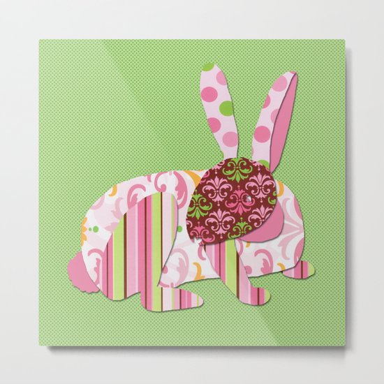 Ms. Wabbit Metal Print