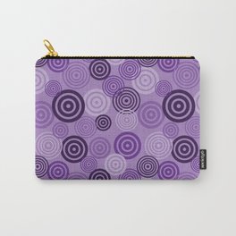 65 MCMLXV Cosplay Purple Bullseye Target Practice Pattern Carry-All Pouch