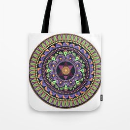 Petals Mandala artwork Tote Bag