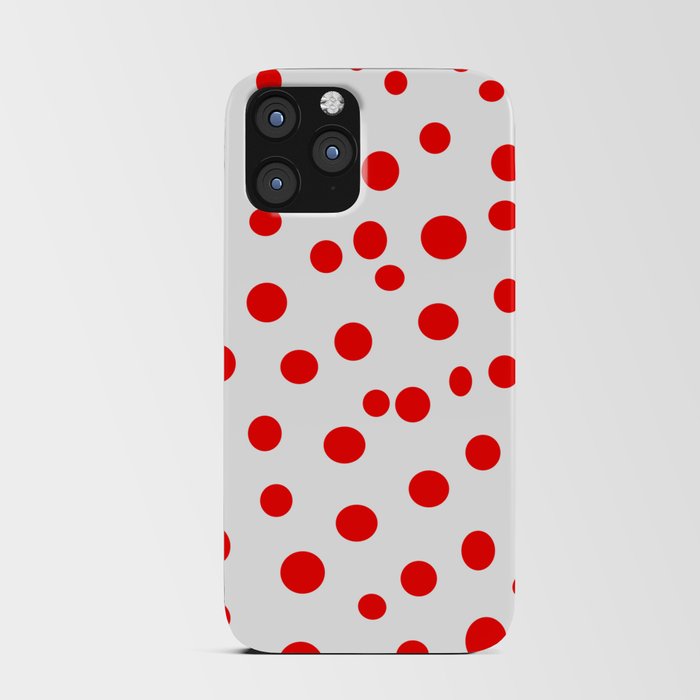 Kusama Inspired Red Dot Minimal Design iPhone Card Case