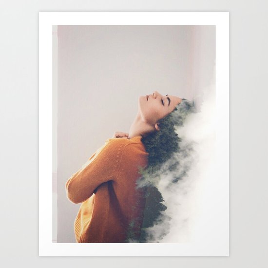 It consumes me Art Print