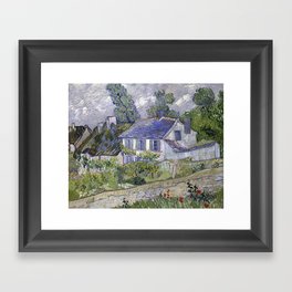 Houses at Auvers Framed Art Print
