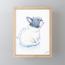 A French Bulldog, Bennie Framed Mini Art Print