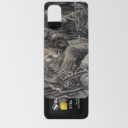 Brad Pitt on a motorcycle Android Card Case