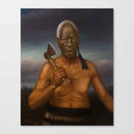 Taraia Ngakuti Te Tumuhia by Gottfried Lindauer Canvas Print