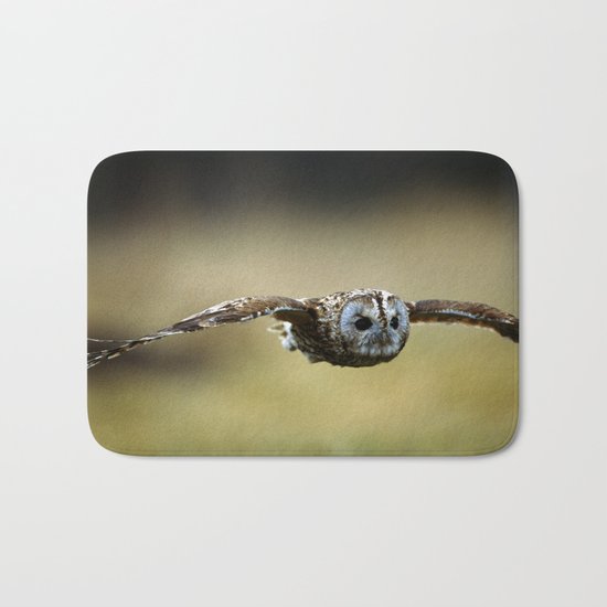 FLIGHT OF THE TAWNY OWL Bath Mat