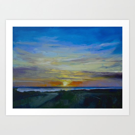 Midnight Sun Art Print