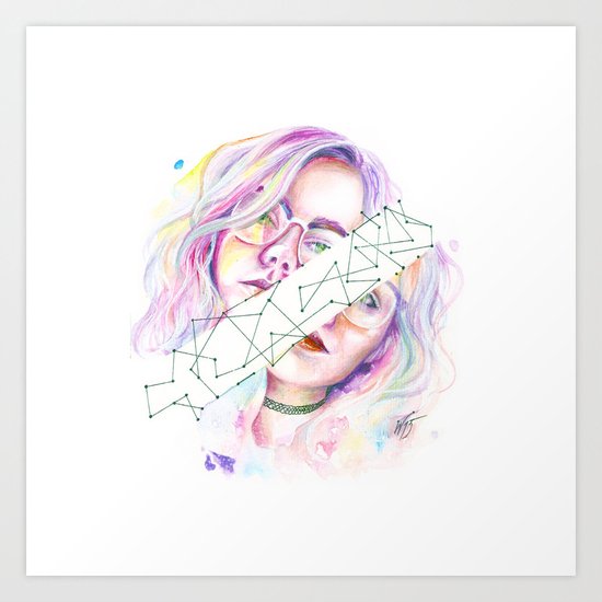 Kristína Art Print