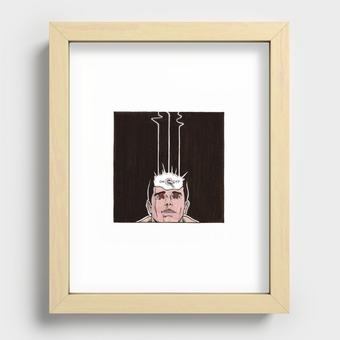 Ability to play dead Recessed Framed Print