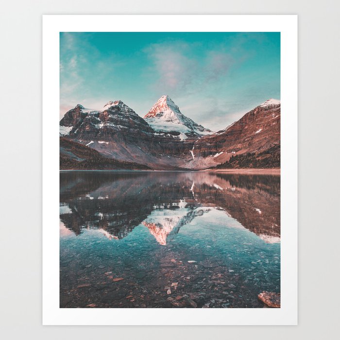 Mountain Lake, Canada Art Print