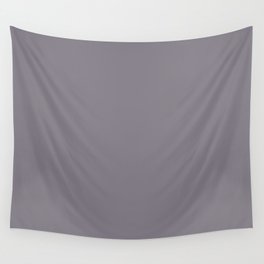 Muted Deep Purple - Inspired By PPG Glidden Magic Dust PPG13-24 Solid Color Wall Tapestry