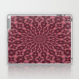 Radial Pattern In Red and Pink Laptop Skin
