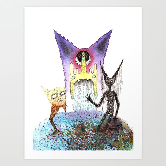 Lunar Trine Art Print