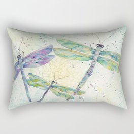 Summer Dragonfly Rectangular Pillow