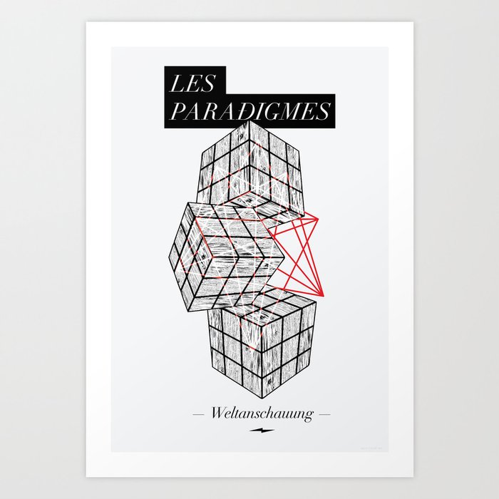Cube Art Print