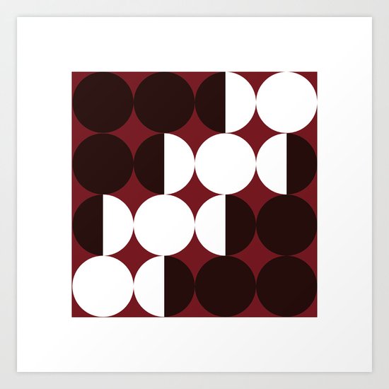 #384 Four months – Geometry Daily Art Print