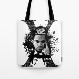 Malcolm X Stand Tall Tote Bag