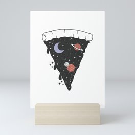 Slice Space Pizza Mini Art Print
