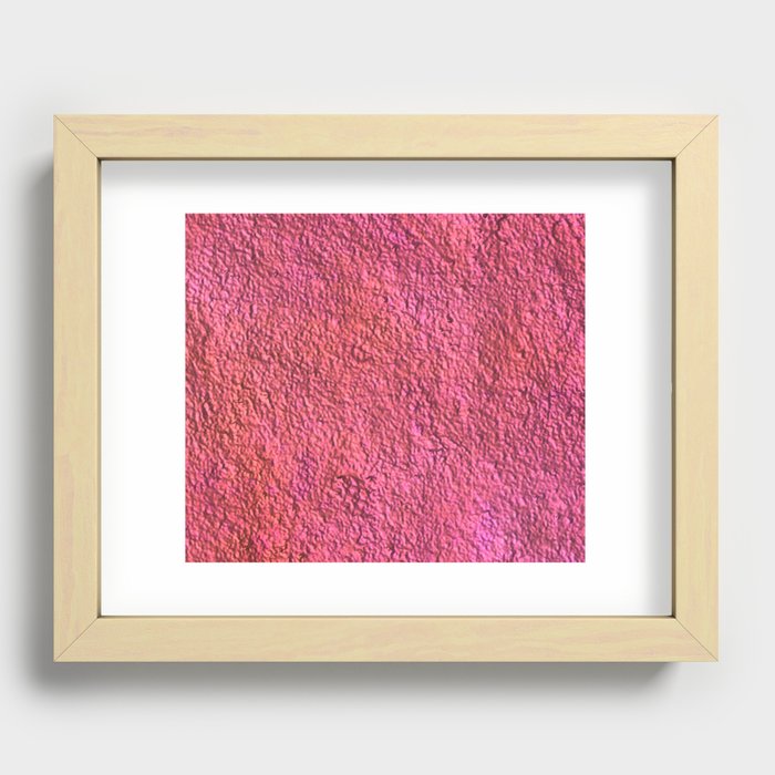 Pink Recessed Framed Print