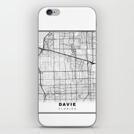 Davie Map iPhone Skin