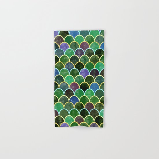 Watercolor Lovely Pattern VVII Hand & Bath Towel