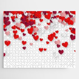 Hearts Confetti Jigsaw Puzzle