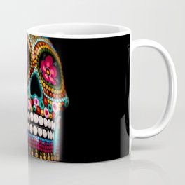 Mexico City Skull Coffee Mug | Bones, White, Gothic, Anatomy, Dark, Funny, Occult, Cute, Bone, Skulls 
