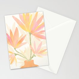 Sweet Pink Floral Still Life Stationery Card