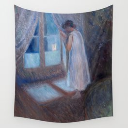 Edvard Munch - The Girl by the Window (1893) Wall Tapestry