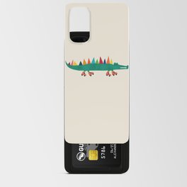 Crocodile on Roller Skates Android Card Case