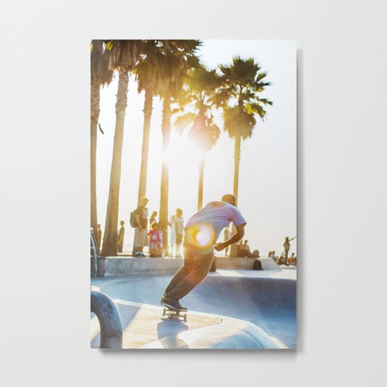 Venice Beach Skate Park 2 Metal Print