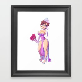 Fairy girl Framed Art Print