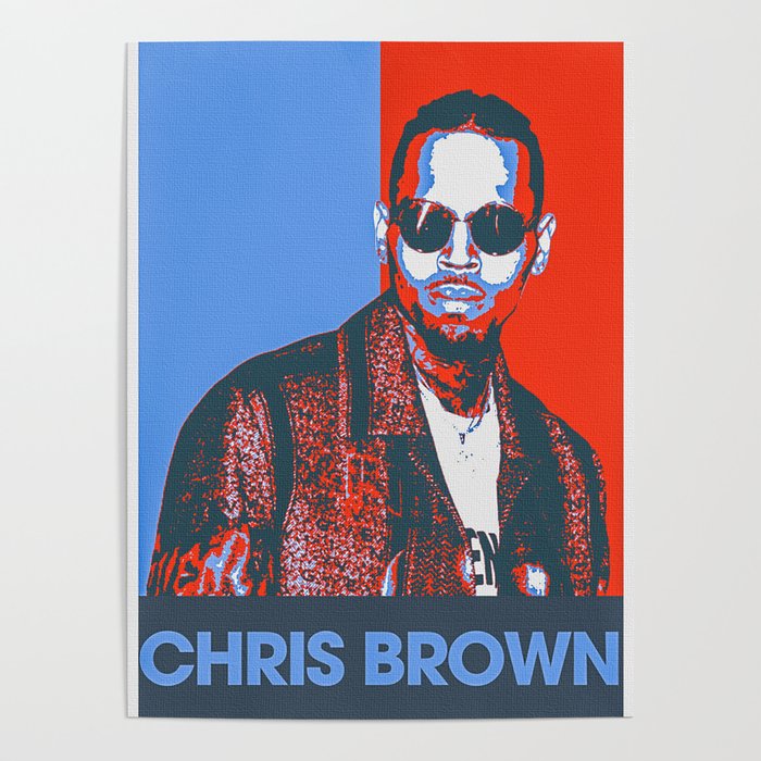 Chris Brown Poster Wall Art Print 18x24