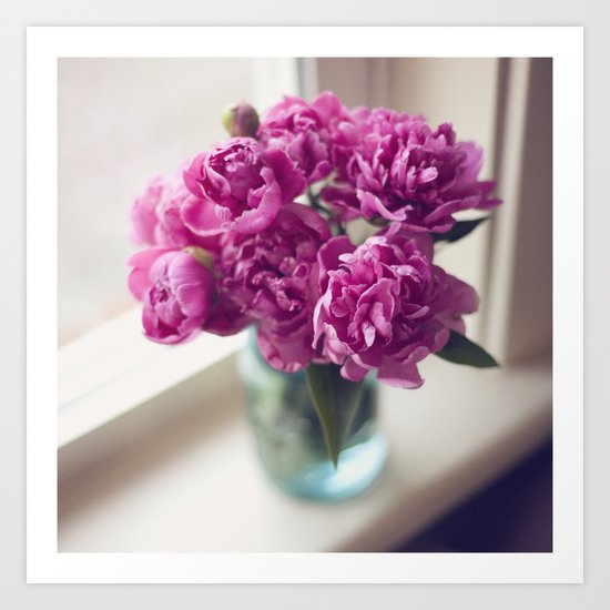 Peony Art Print