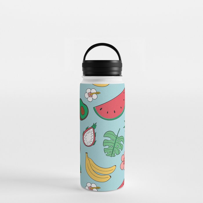 Tropical Fruits Water Bottle