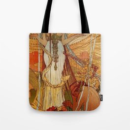 Cleopatra by Mucha Tote Bag