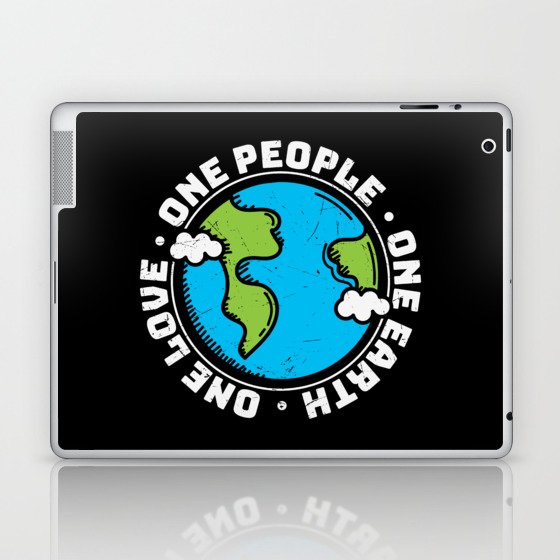 One People One Earth One Love Laptop & iPad Skin