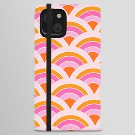 Rainbow connection - tangerine iPhone Wallet Case