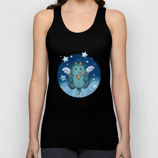 Twinkle Toes the Happy Chaos Monster Unisex Tank Top