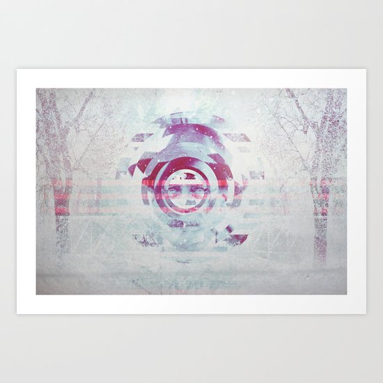 Whiteout Art Print