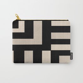 Black and Tan Carry-All Pouch
