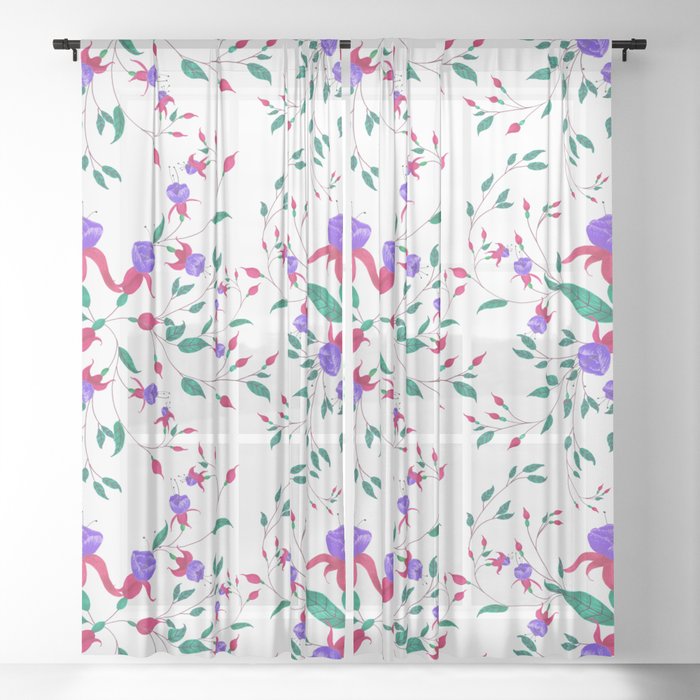 Queen´s Jewel Pattern  Sheer Curtain