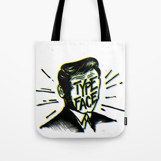 Typeface Tote Bag