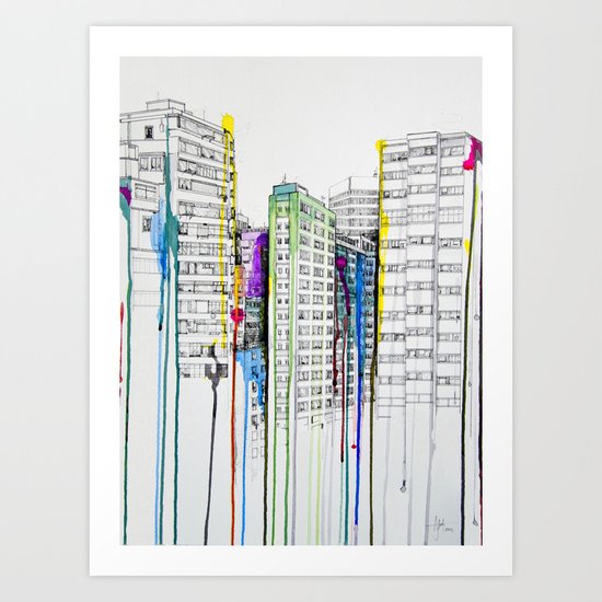 Hold Your Breath Art Print