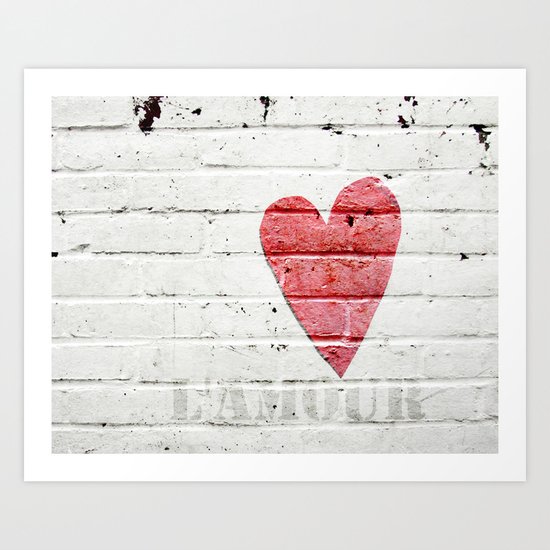 L'amour Art Print