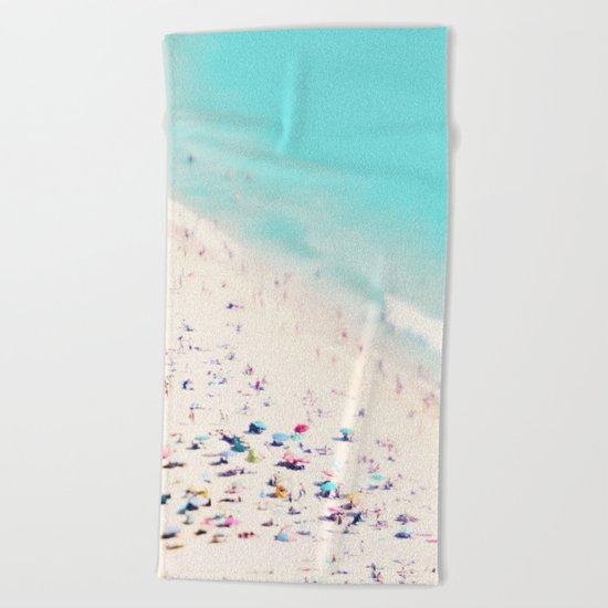 beach love III square Beach Towel